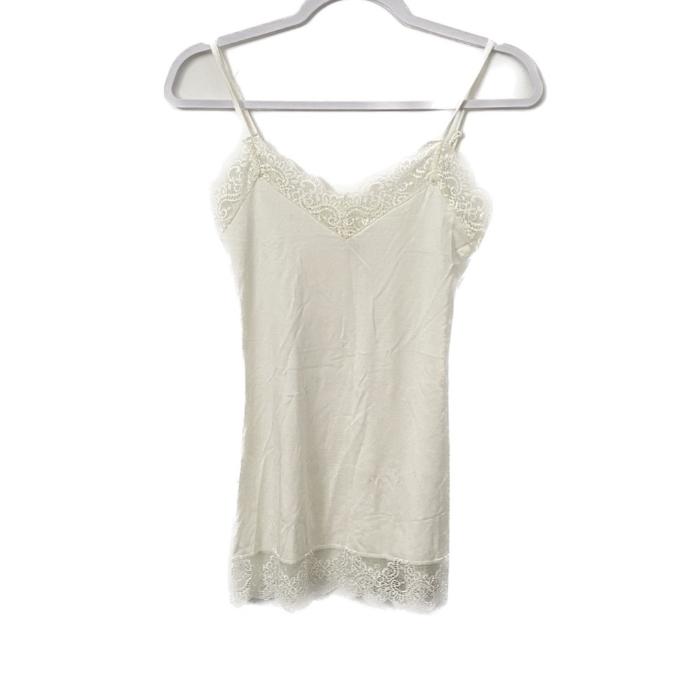 Only Hearts White Lace Tank Top